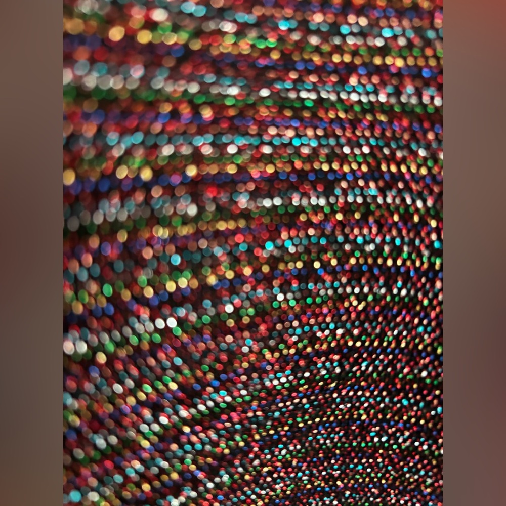 Multicolor Sparkly Rainbow Bodycon Dress